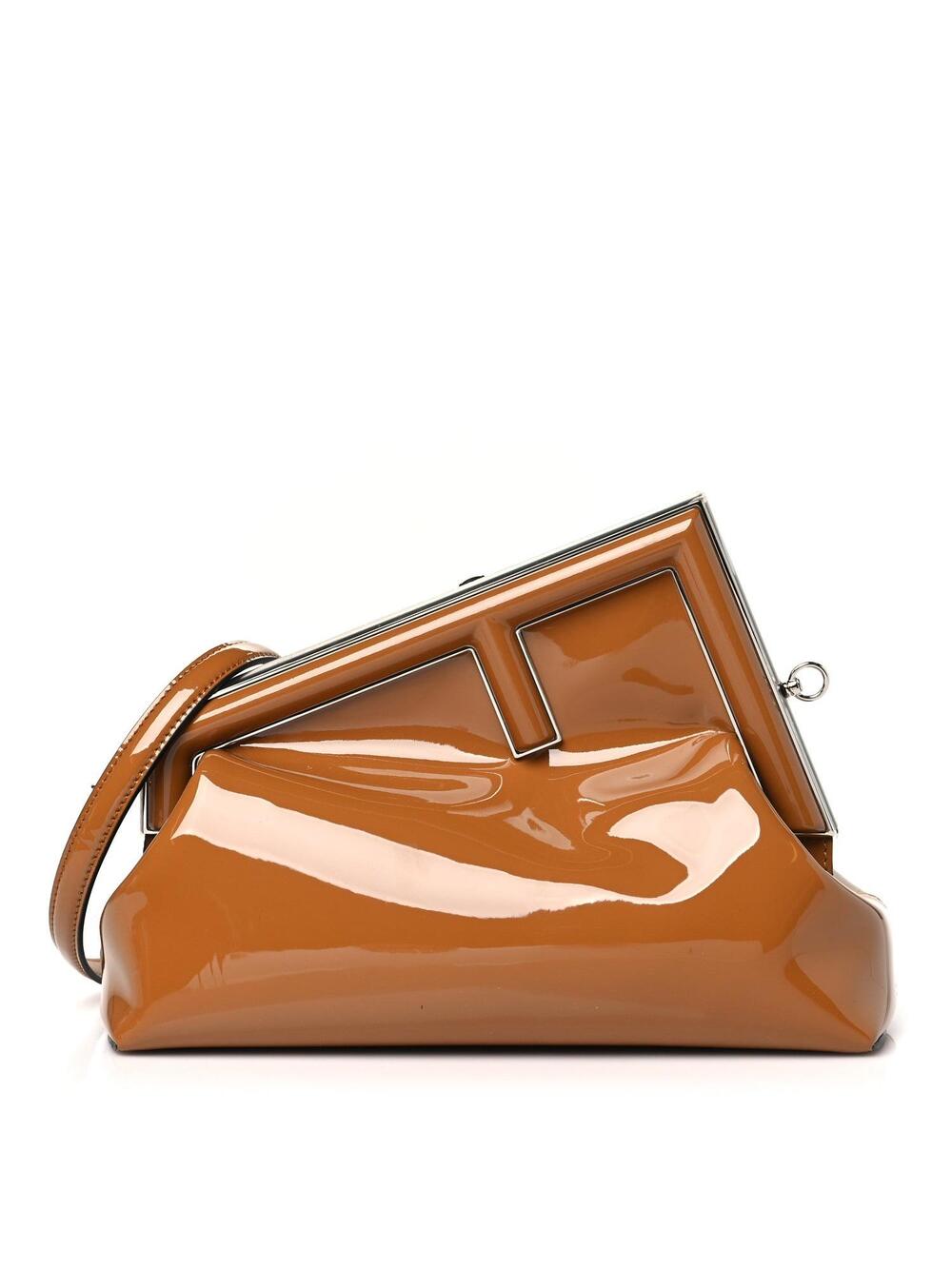Patent Midi Fendi First Caramello #345599F11B